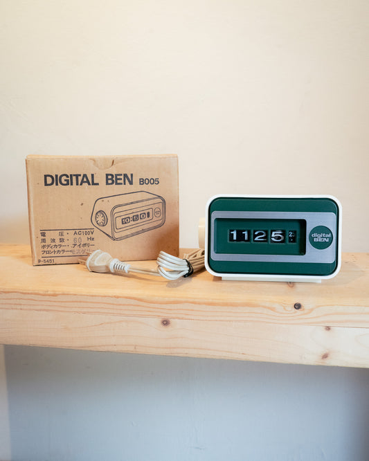 1970s "HOTTA" Digital Ben B005 Drum Clock