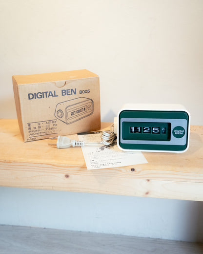 1970s "HOTTA" Digital Ben B005 Drum Clock