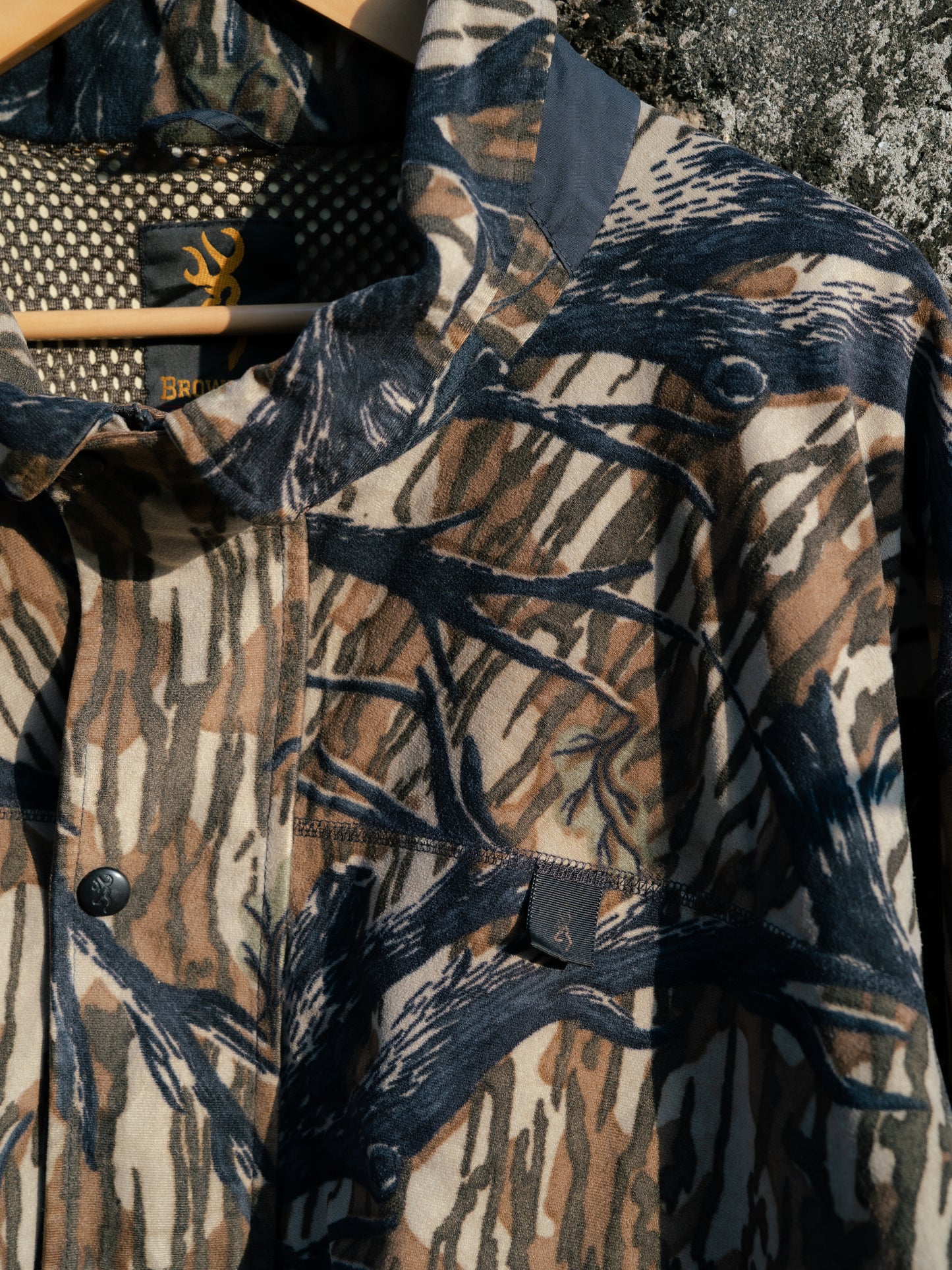 "BROWNING" Tree Camo Pattern Outdoor Jacket