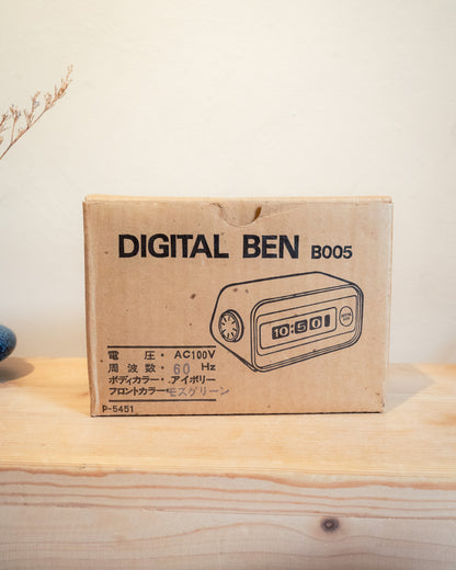 1970s "HOTTA" Digital Ben B005 Drum Clock