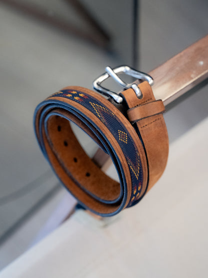 "TRAFALGAR" Handmade Western Native American Belt - Size 36