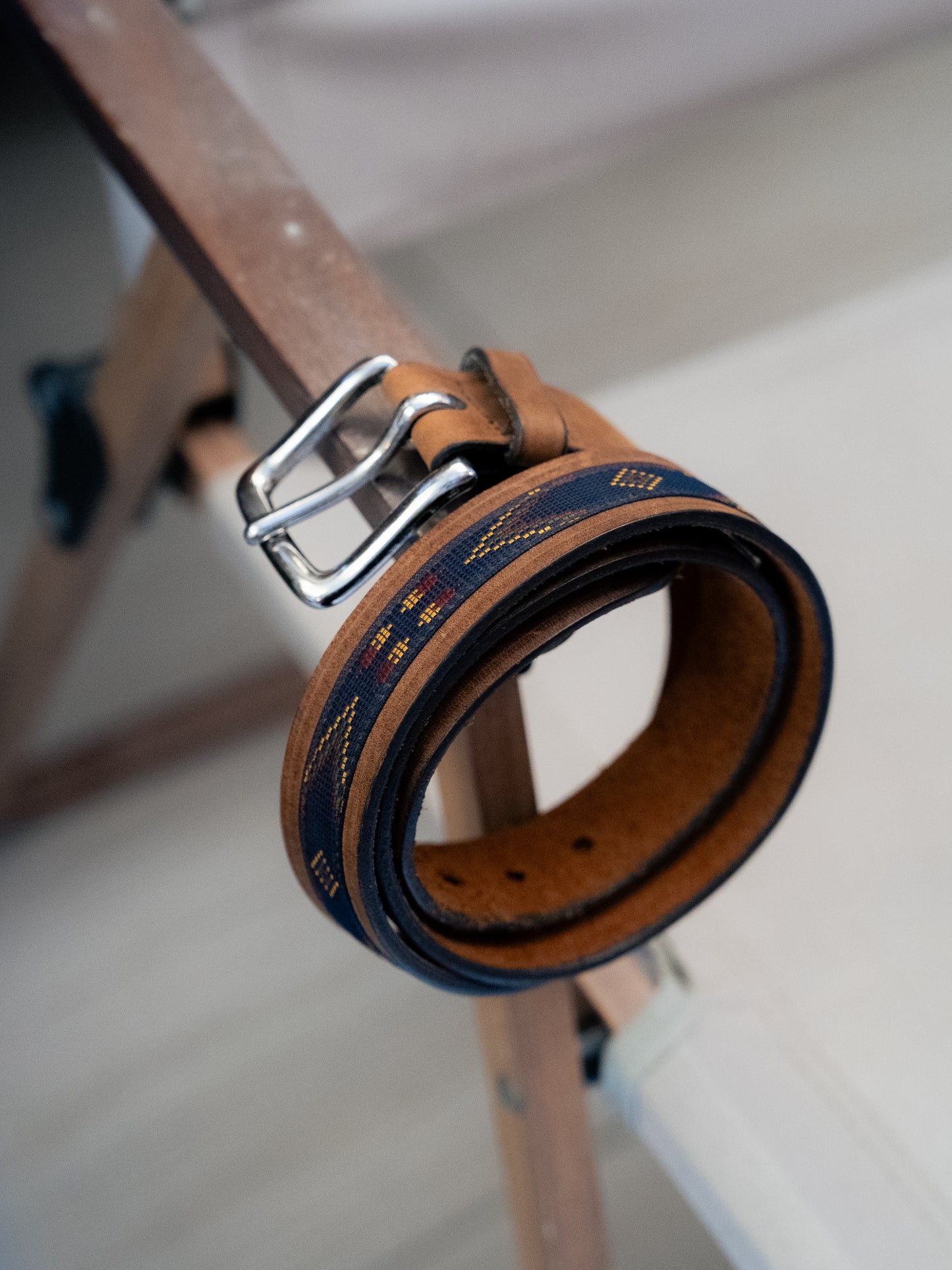 "TRAFALGAR" Handmade Western Native American Belt - Size 36