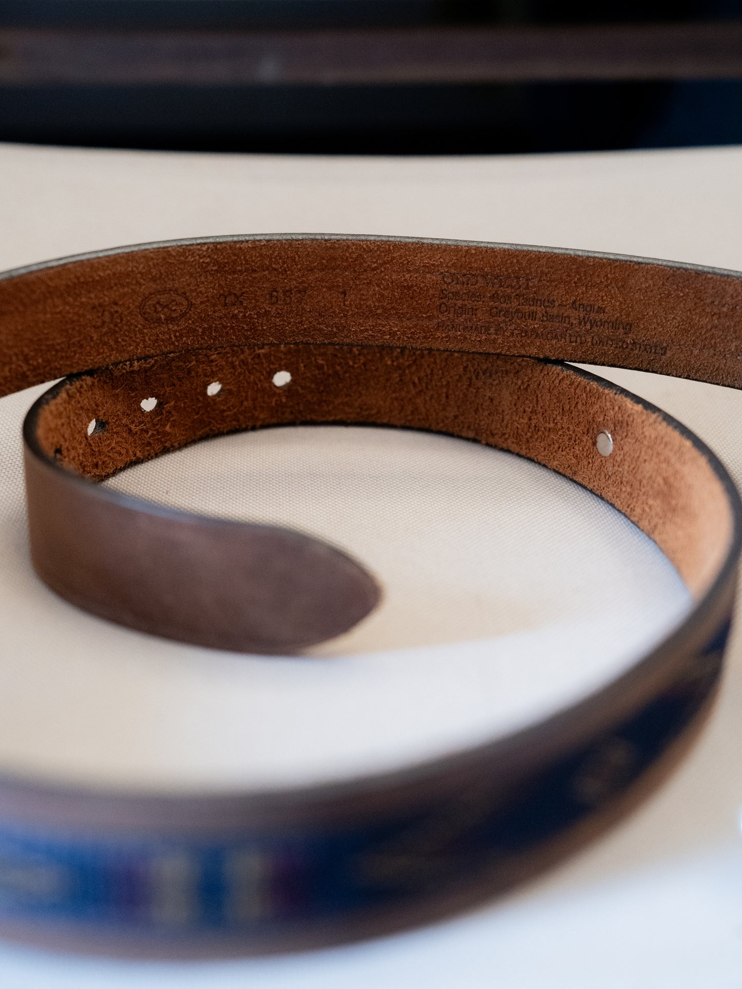 "TRAFALGAR" Handmade Western Native American Belt - Size 36