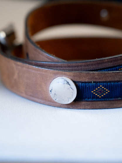 "TRAFALGAR" Handmade Western Native American Belt - Size 36