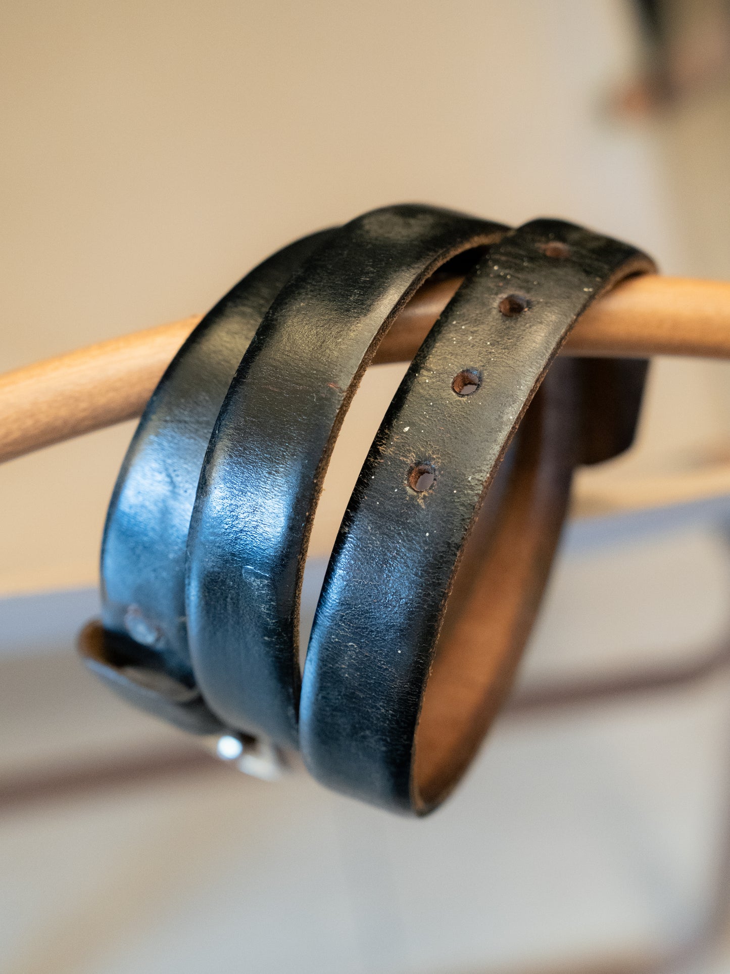SADDLE LEATHER 20mm Belt - Size 34
