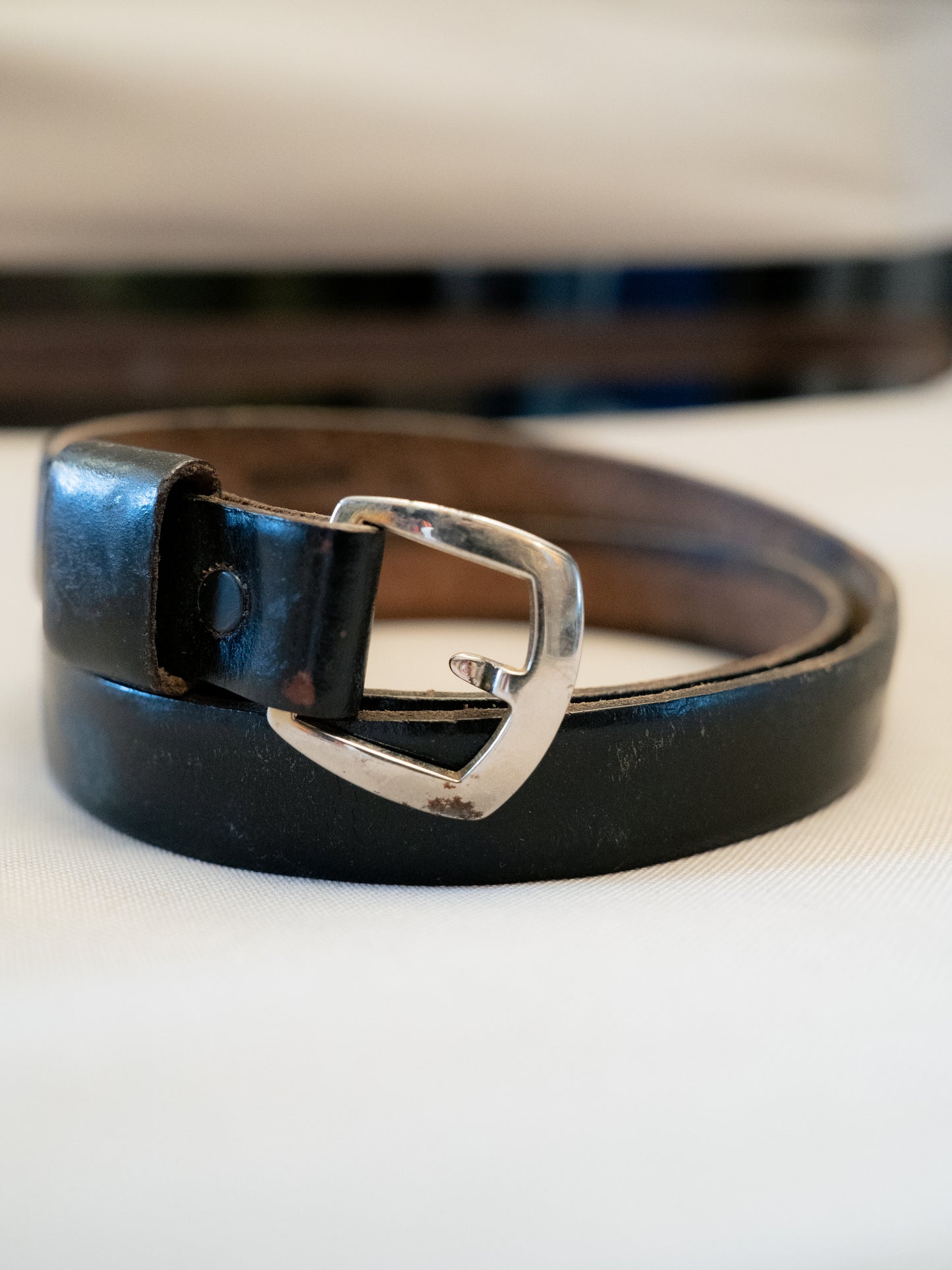SADDLE LEATHER 20mm Belt - Size 34