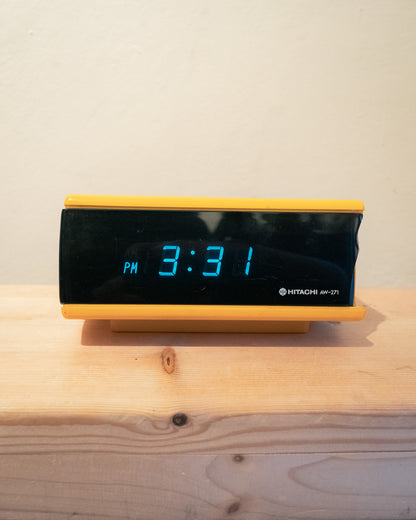 1970s "HITACHI" AW-271 Electronic Digital Alarm Clock 電子式目覚し時計