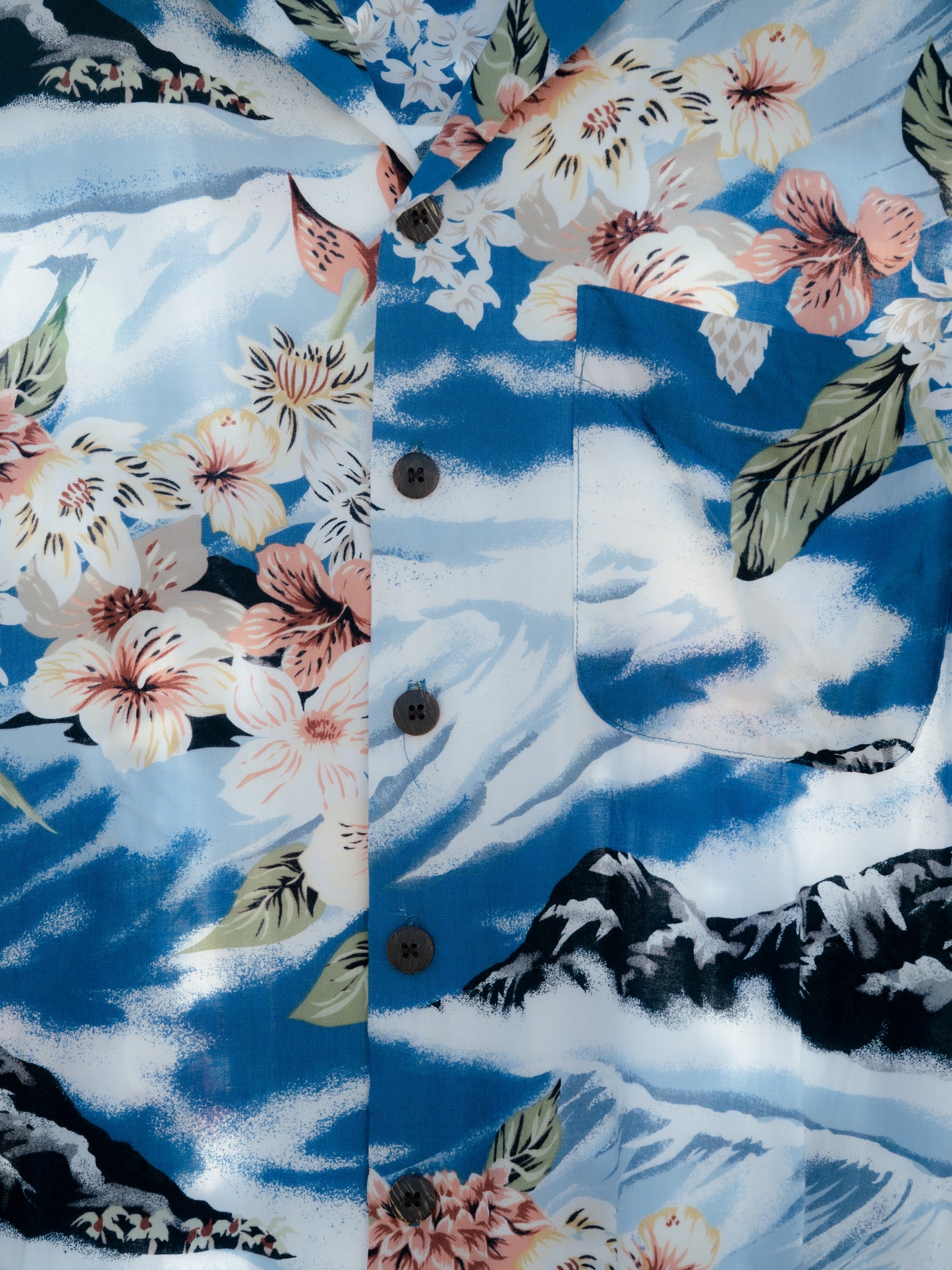 "UTILITY" Rayon Hawaiian Shirt