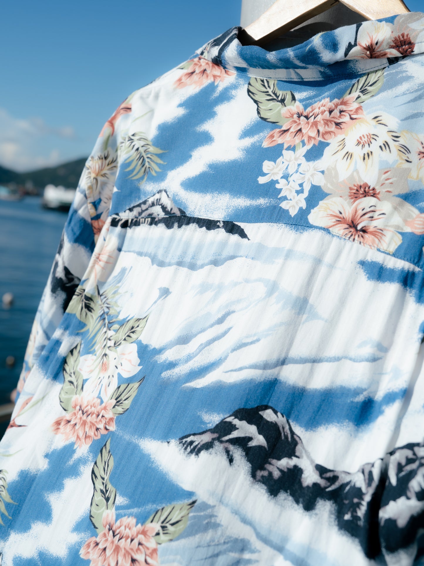 "UTILITY" Rayon Hawaiian Shirt