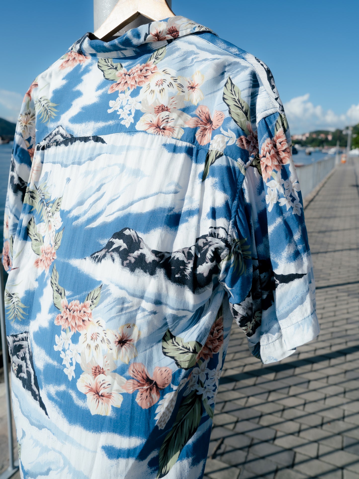 "UTILITY" Rayon Hawaiian Shirt
