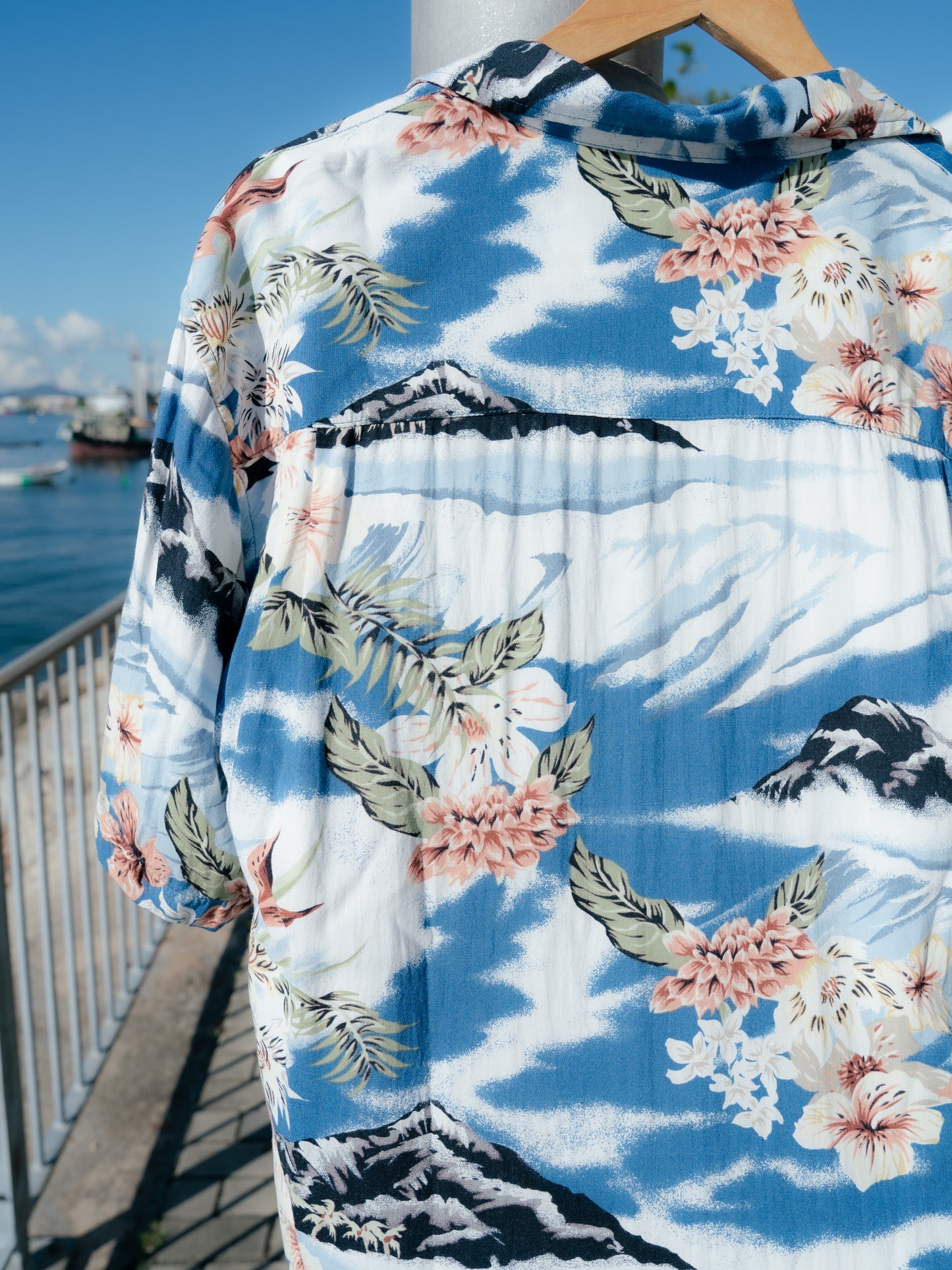 "UTILITY" Rayon Hawaiian Shirt