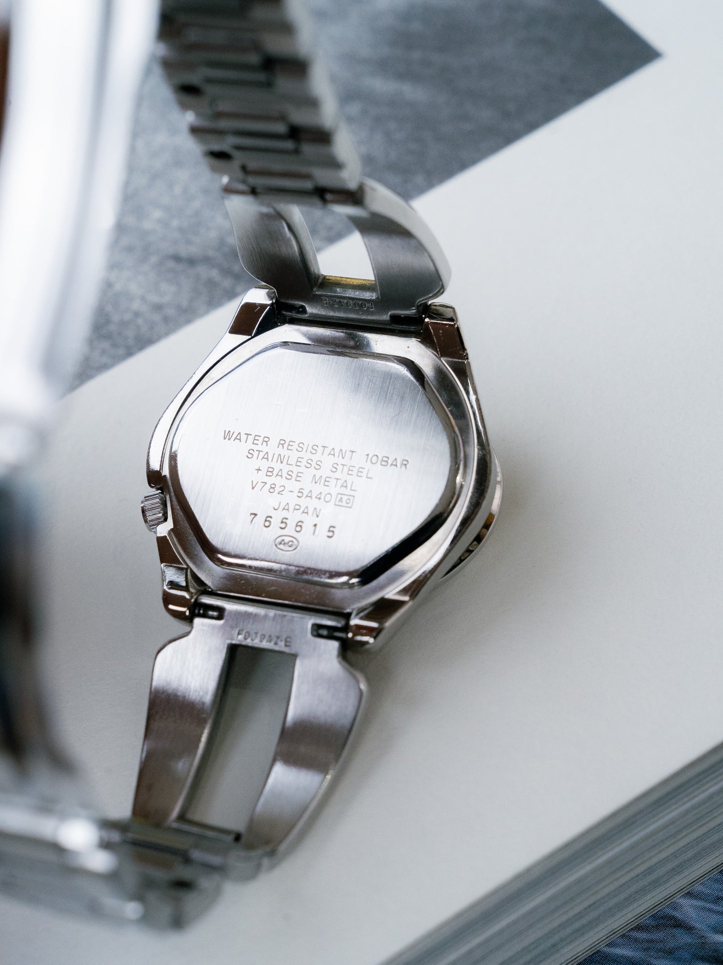 1997 SEIKO ALBA AKA Sunray Blue V782-5A40 Quartz Watch