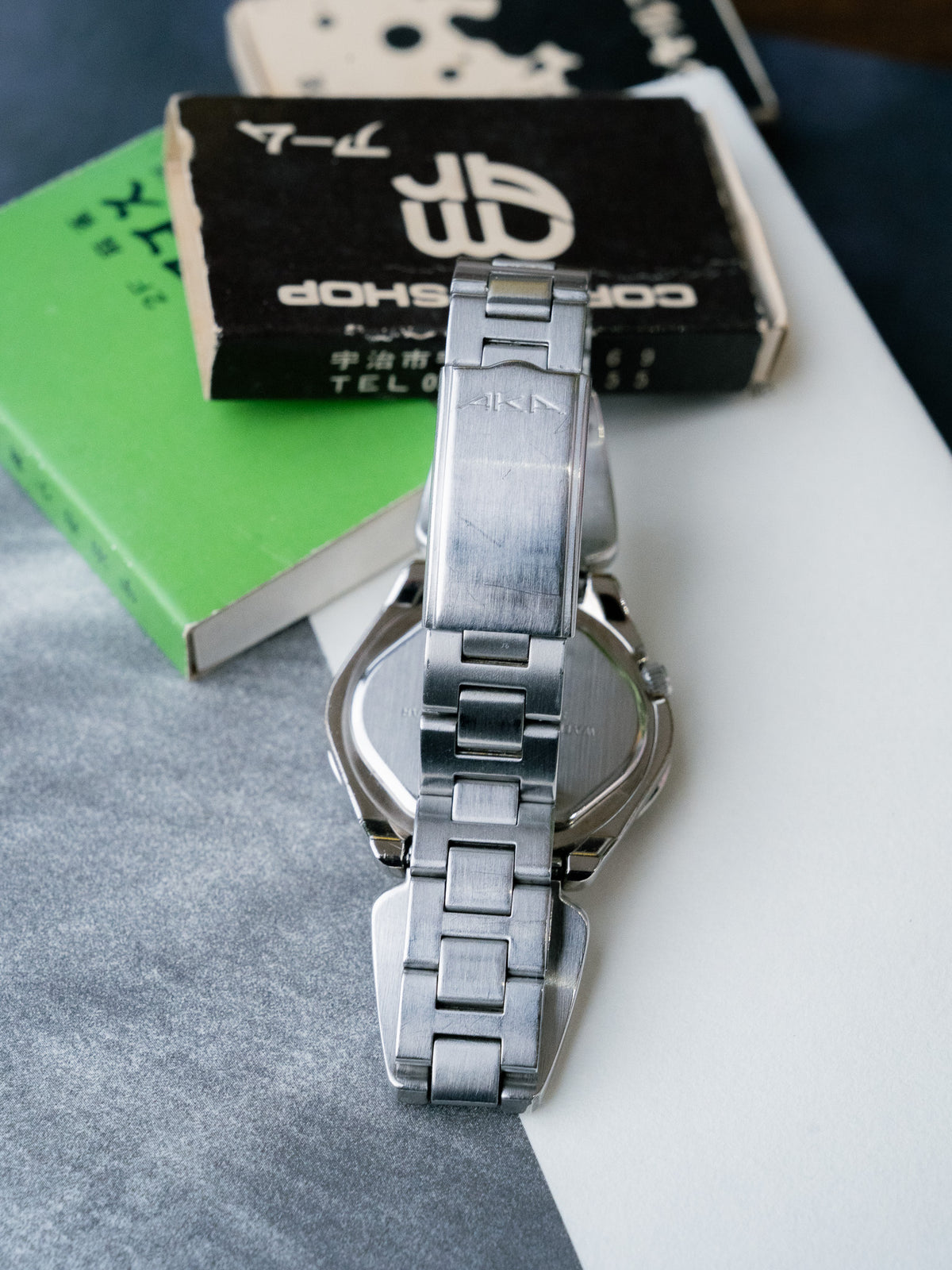 1997 SEIKO ALBA AKA Sunray Blue V782-5A40 Quartz Watch