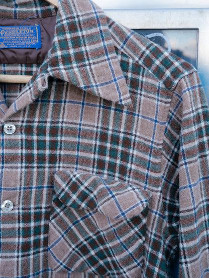 1970年代“PENDLETON”羊毛格子板襯衫