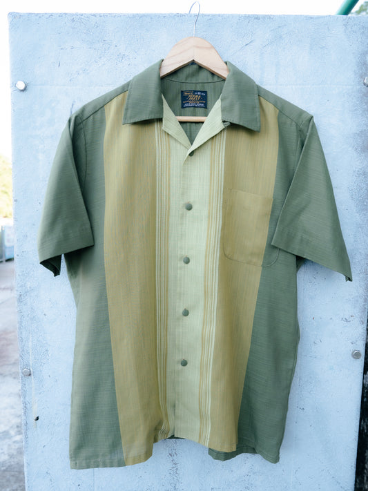 1960s "SEARS" PERMA PREST Loop Collar Shirt
