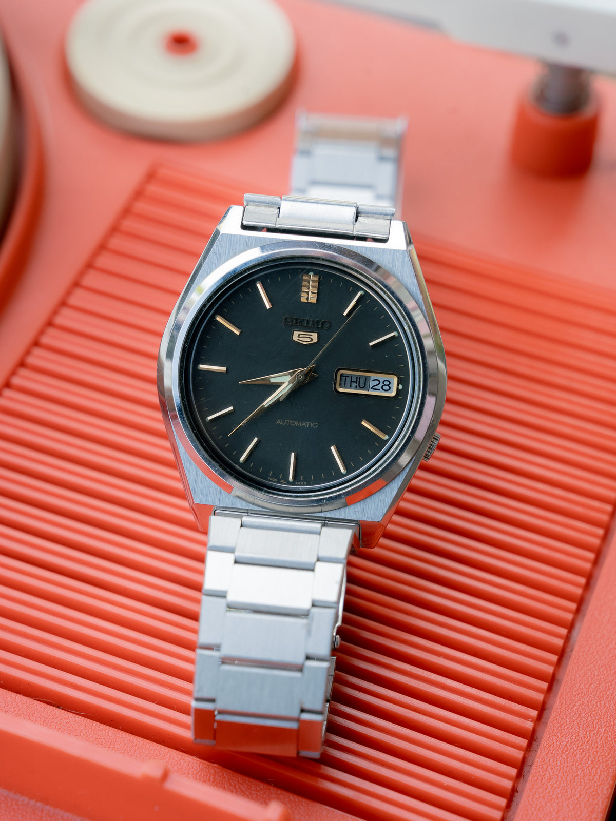 1991 SEIKO 5 Automatic 7009-876A Watch