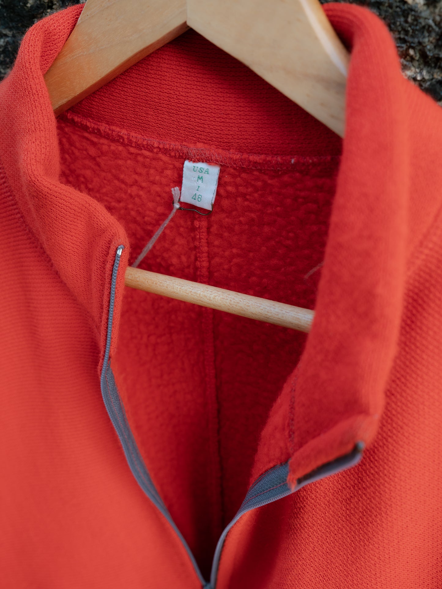 1980s "THINK PINK" Quater Zip Pullover