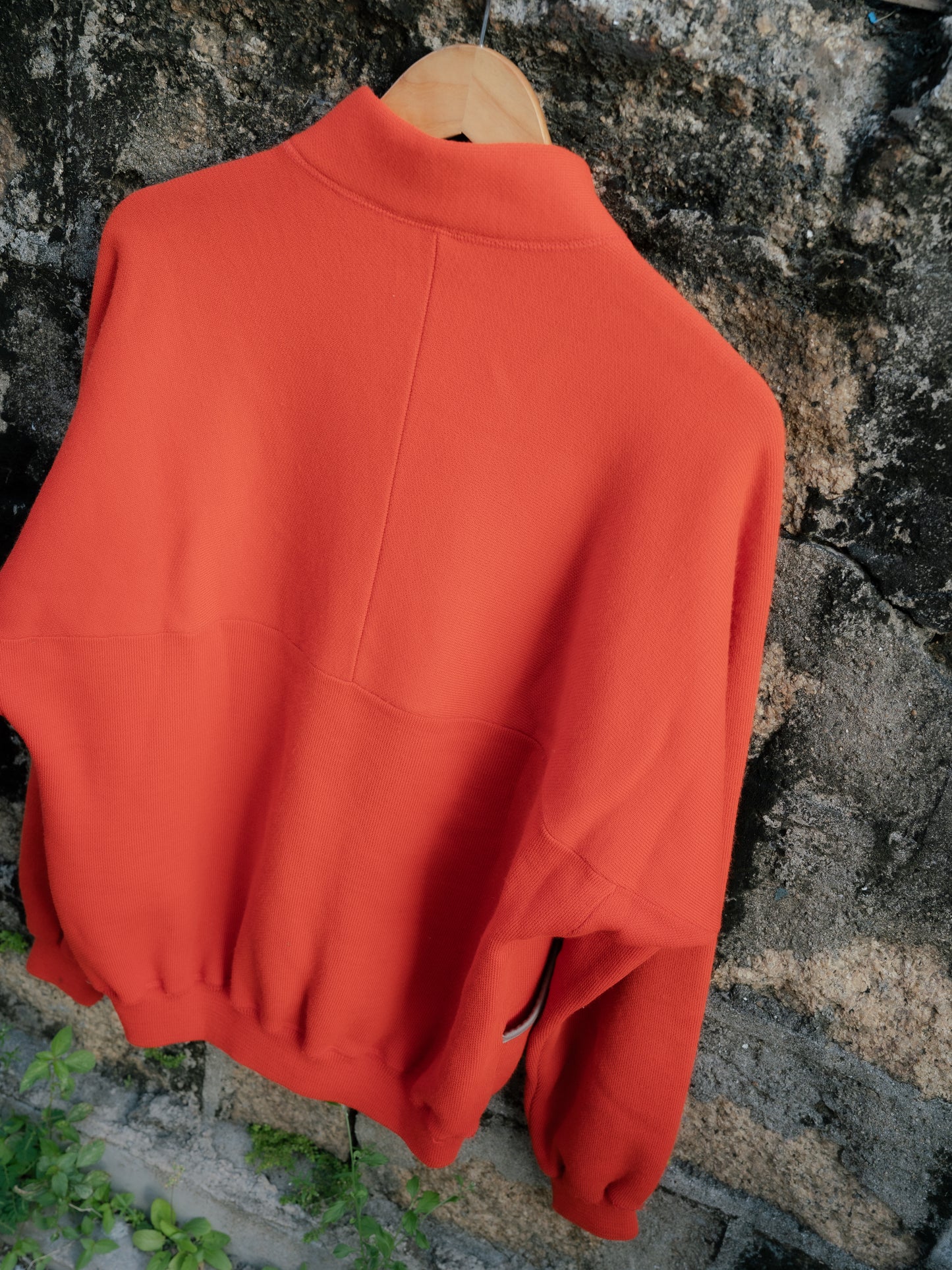 1980s "THINK PINK" Quater Zip Pullover