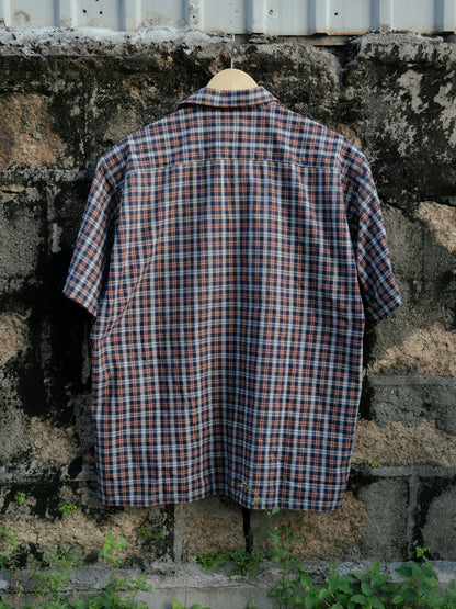 1960s French "KIDUR" Short Sleeve Work Shirt