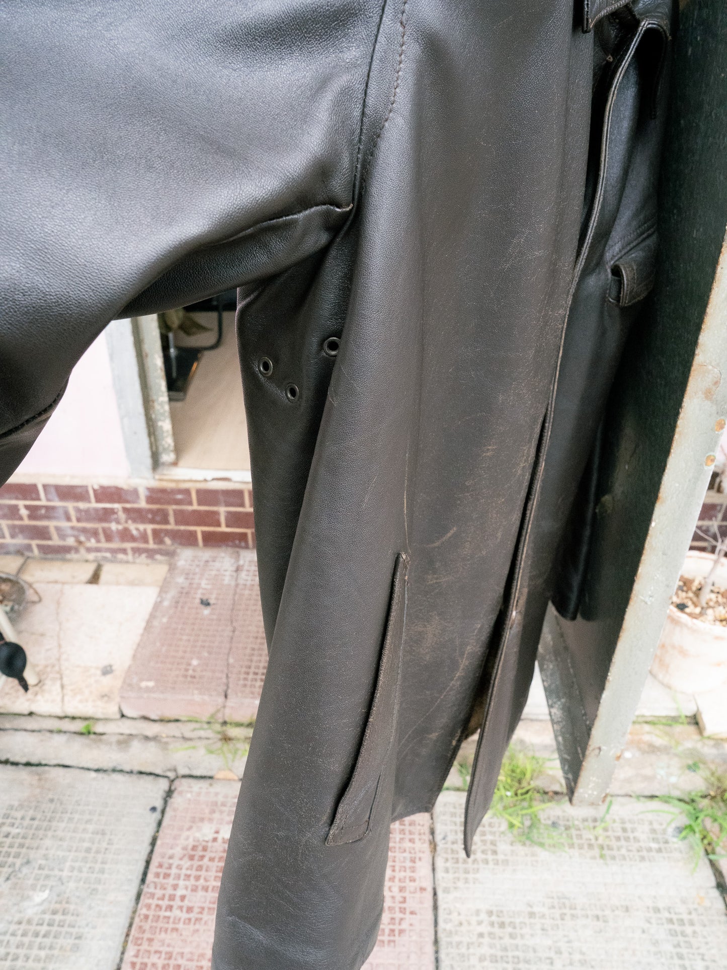 1970s French EDF Le Corbusier Leather Jacket