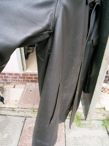 1970s French EDF Le Corbusier Leather Jacket