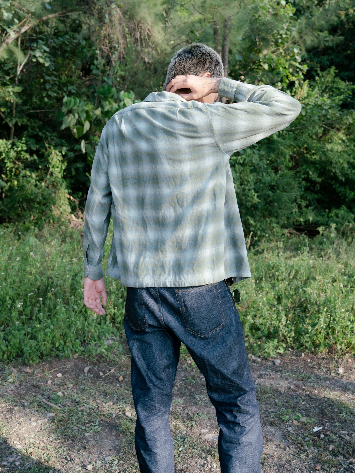 Mid 1960s "PENDLETON" Wool Plaid Board Shirt