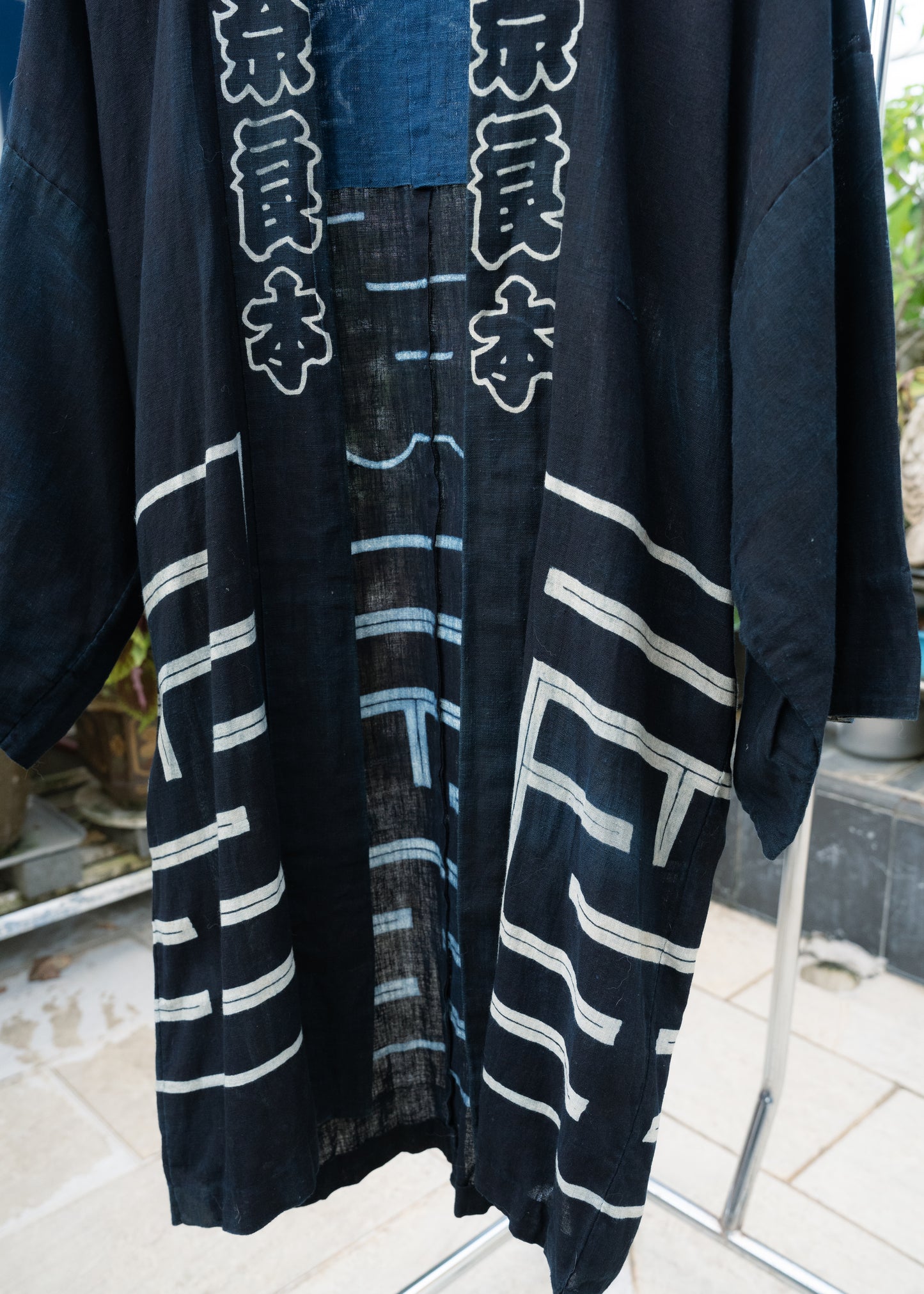 Nara-Style Indigo-Dyed Hanten Jacket 奈良本 藍染印袢纏法被