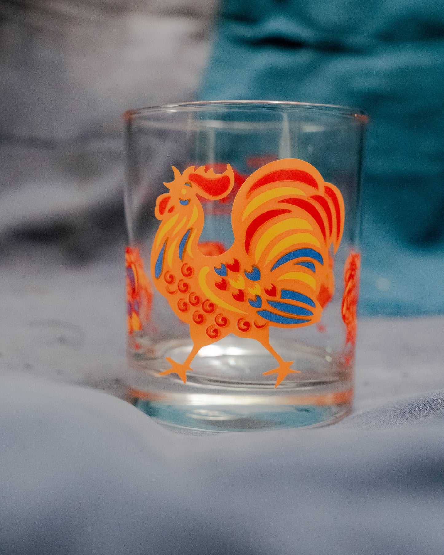 Coca-Cola Year of Rooster Glass Cup