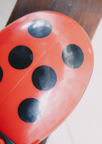 1970s "HITACHI" MQ-20 Ladybug Portable Record Player