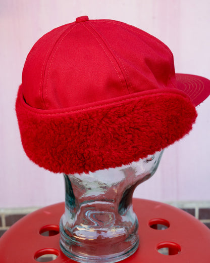 1980s "K-BRAND" Continental Grain Sherpa Earflap Cap