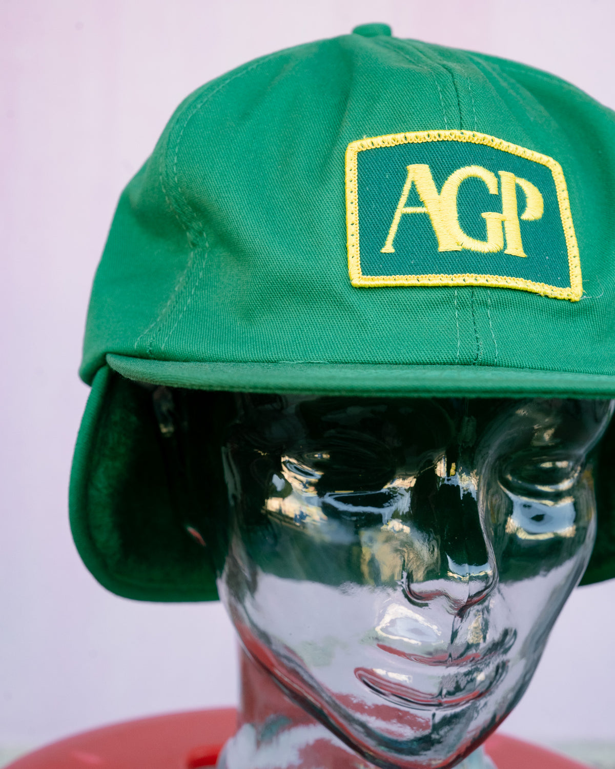 1980s "K-BRAND" AGP Sherpa Earflap Cap