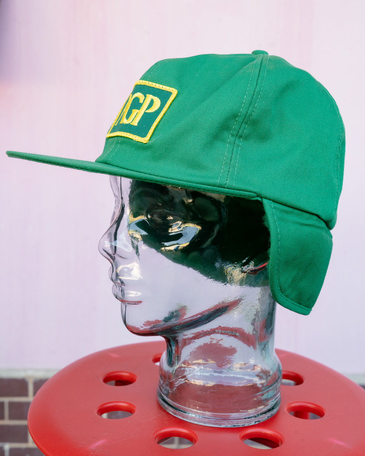 1980s "K-BRAND" AGP Sherpa Earflap Cap