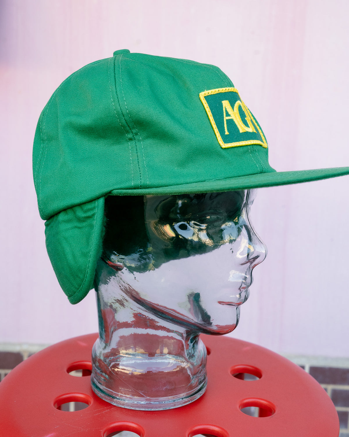 1980s "K-BRAND" AGP Sherpa Earflap Cap