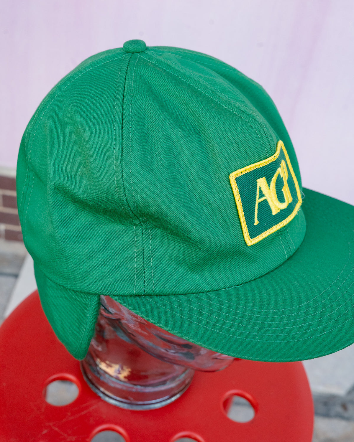 1980s "K-BRAND" AGP Sherpa Earflap Cap