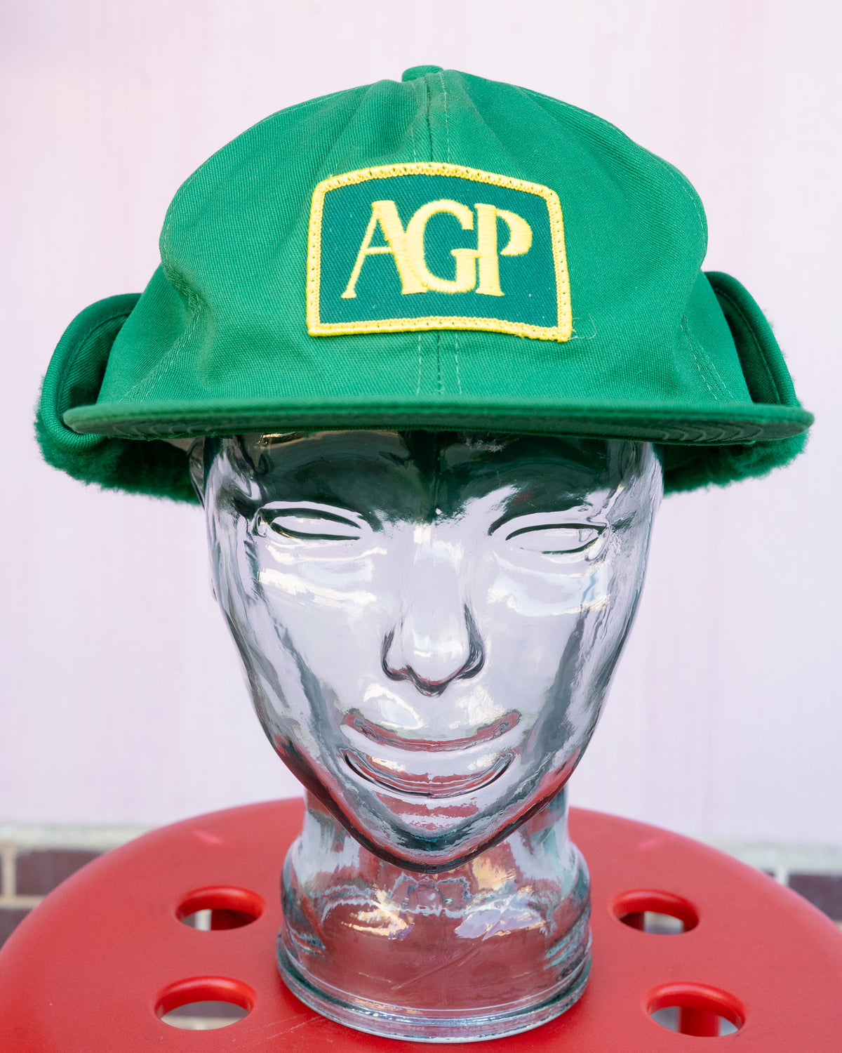 1980s "K-BRAND" AGP Sherpa Earflap Cap
