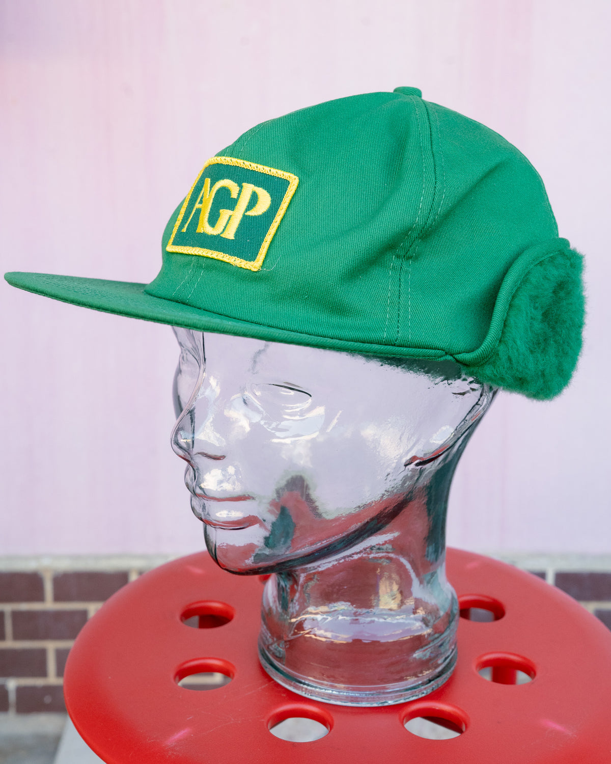1980s "K-BRAND" AGP Sherpa Earflap Cap