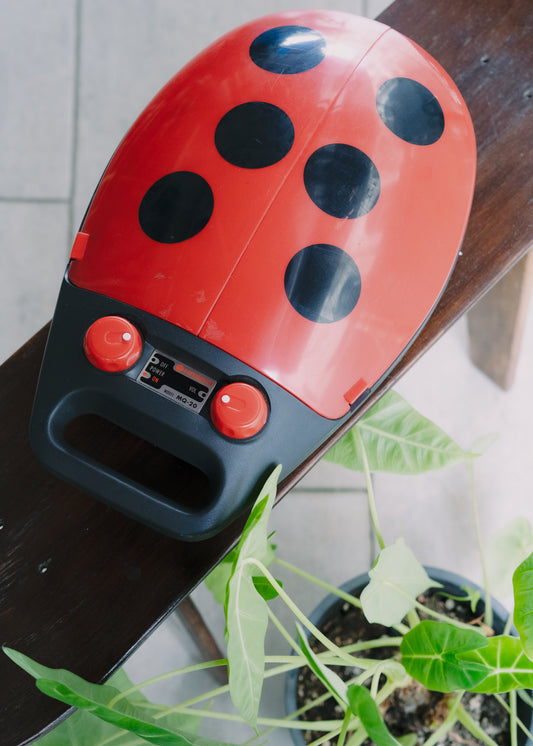1970s "HITACHI" MQ-20 Ladybug Portable Record Player