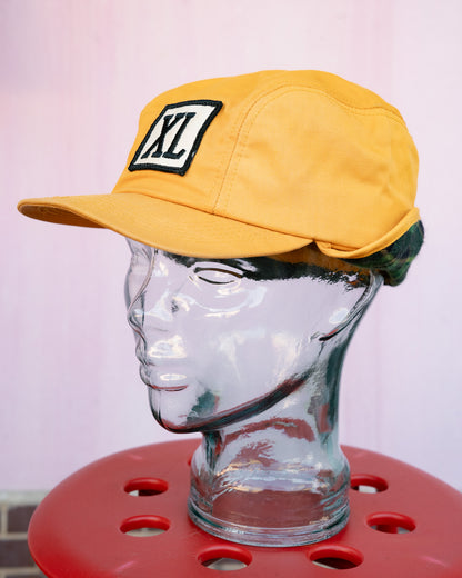 1980s "K-PRODUCTS" XL Plaid-Lined Earflap Cap