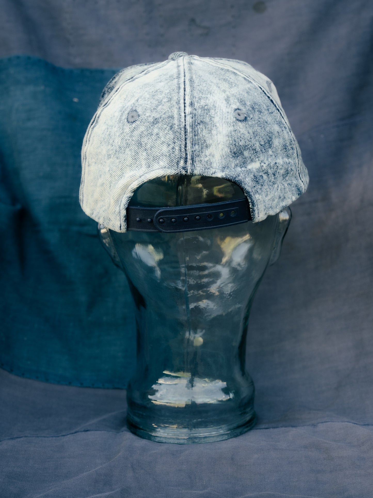 "KATI" FAT JACKS SALOON Stonewash Strapback Cap