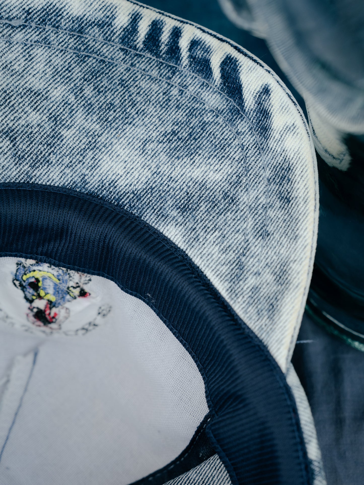 "KATI" FAT JACKS SALOON Stonewash Strapback Cap