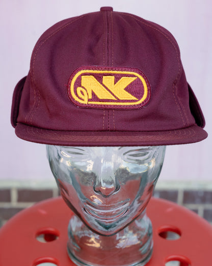 1980s "K-BRAND" Northrup King Seeds Co Patch Earflap Cap