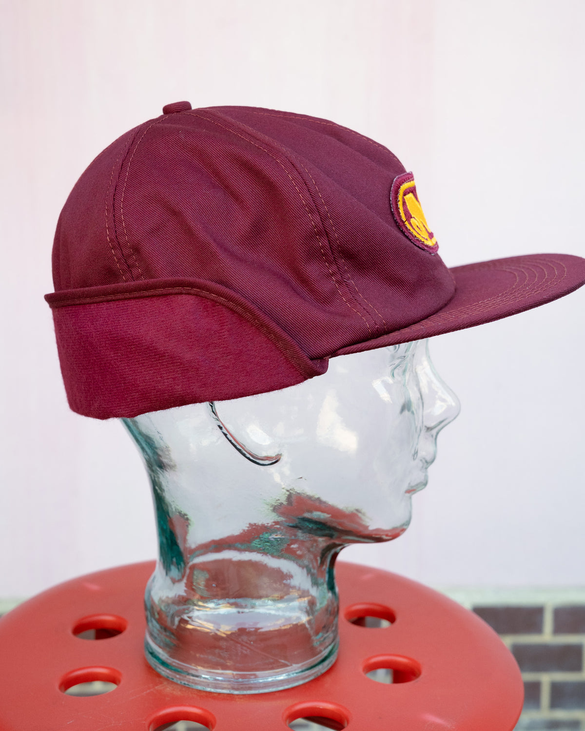 1980s "K-BRAND" Northrup King Seeds Co Patch Earflap Cap