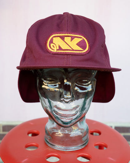 1980s "K-BRAND" Northrup King Seeds Co Patch Earflap Cap