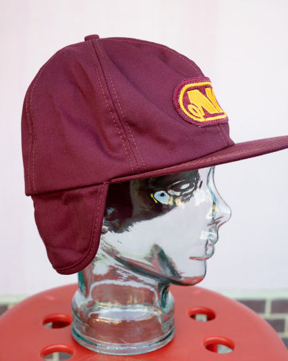 1980s "K-BRAND" Northrup King Seeds Co Patch Earflap Cap
