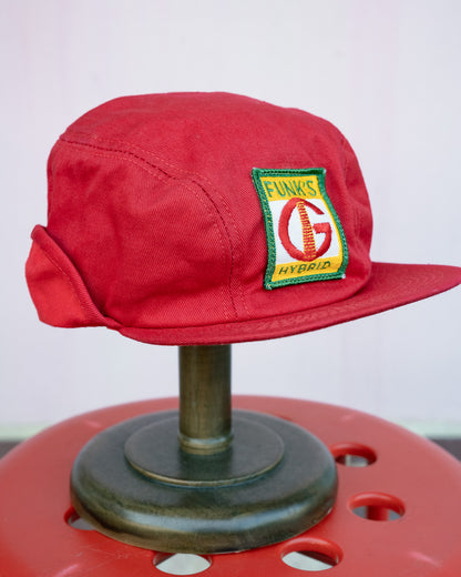 1980s Funk's G Hybrid Seed Corn Earflap Cap