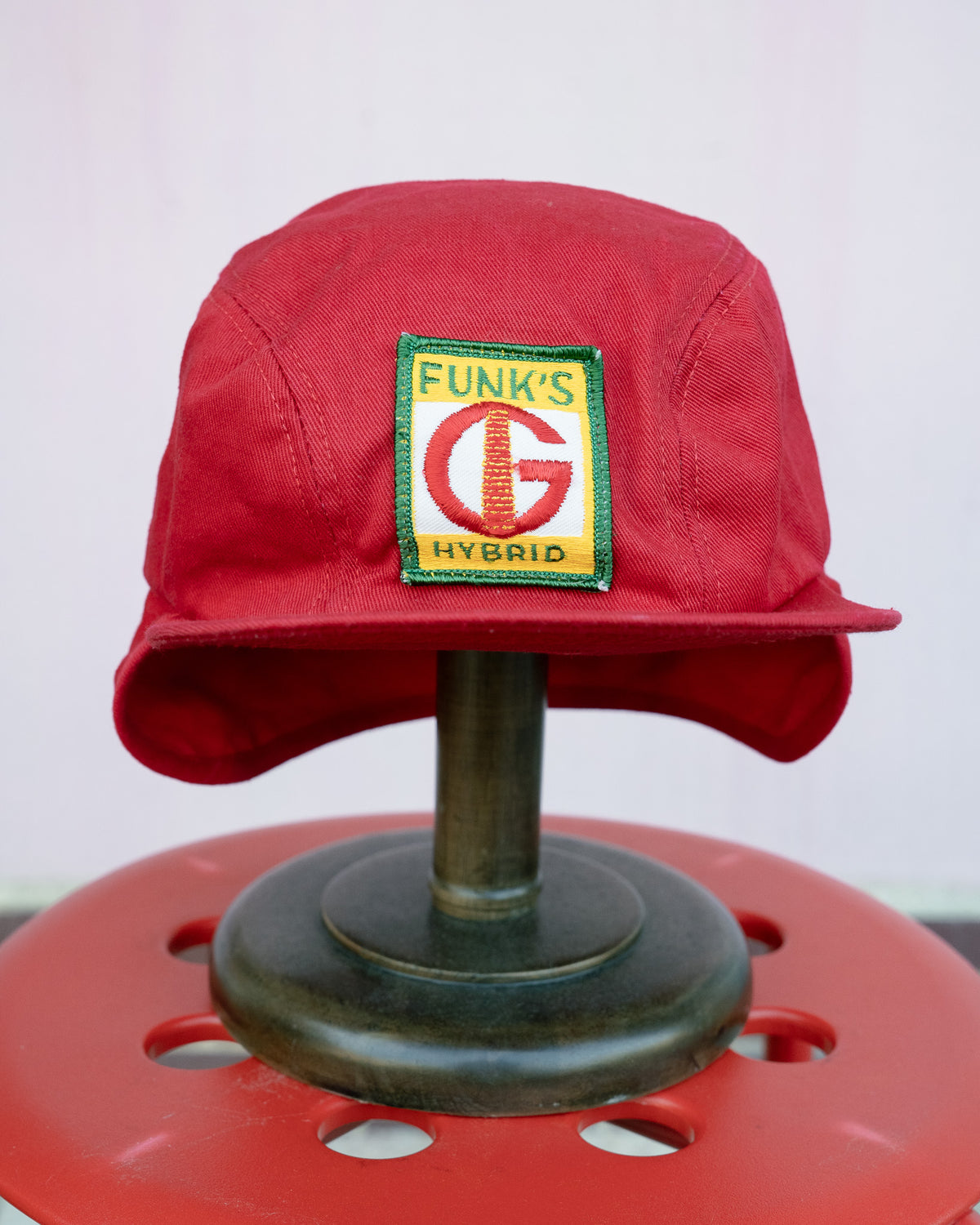1980s Funk's G Hybrid Seed Corn Earflap Cap