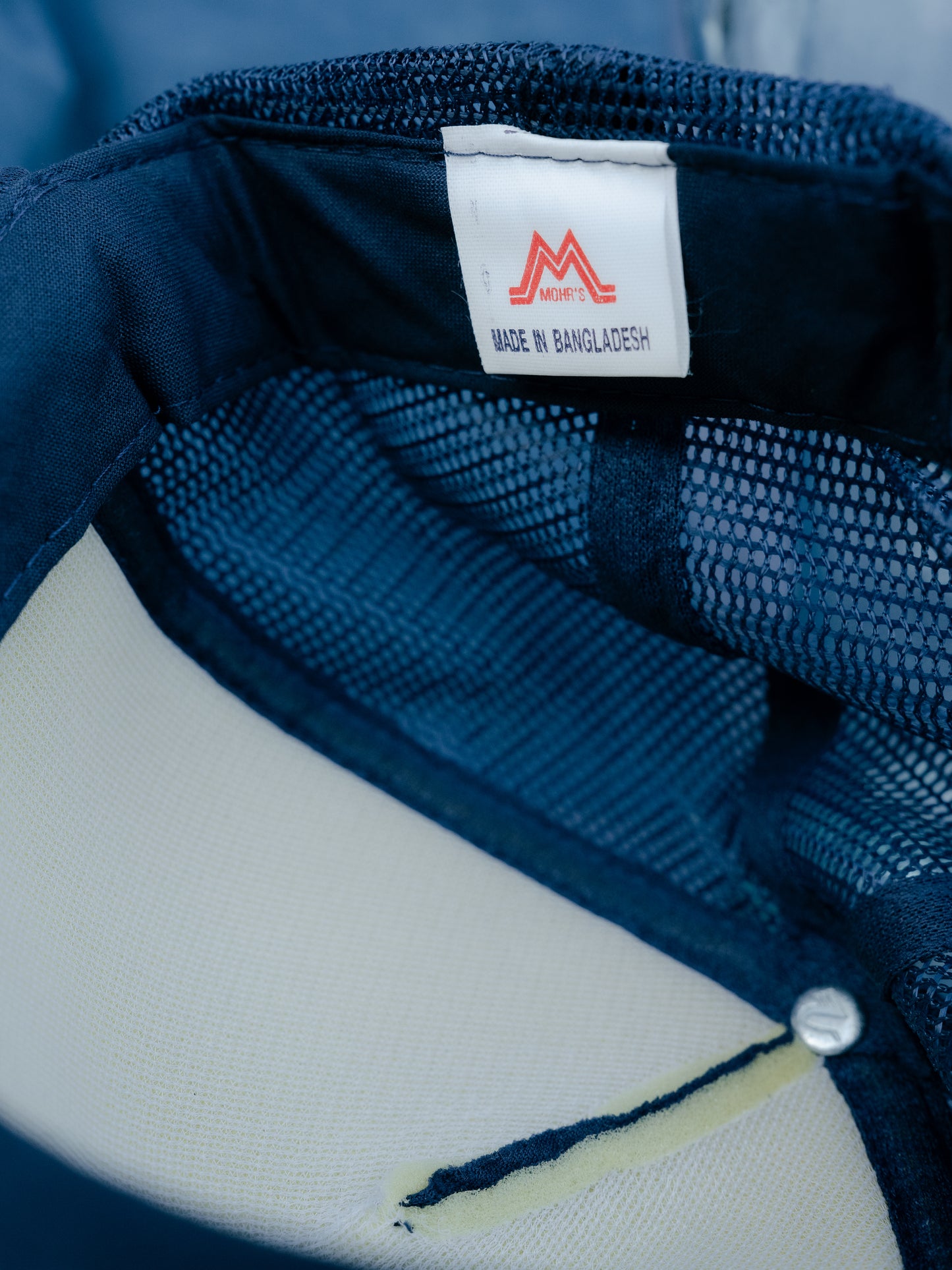 "MOHR'S" Contractors Parts Mesh Back Trucker Hat