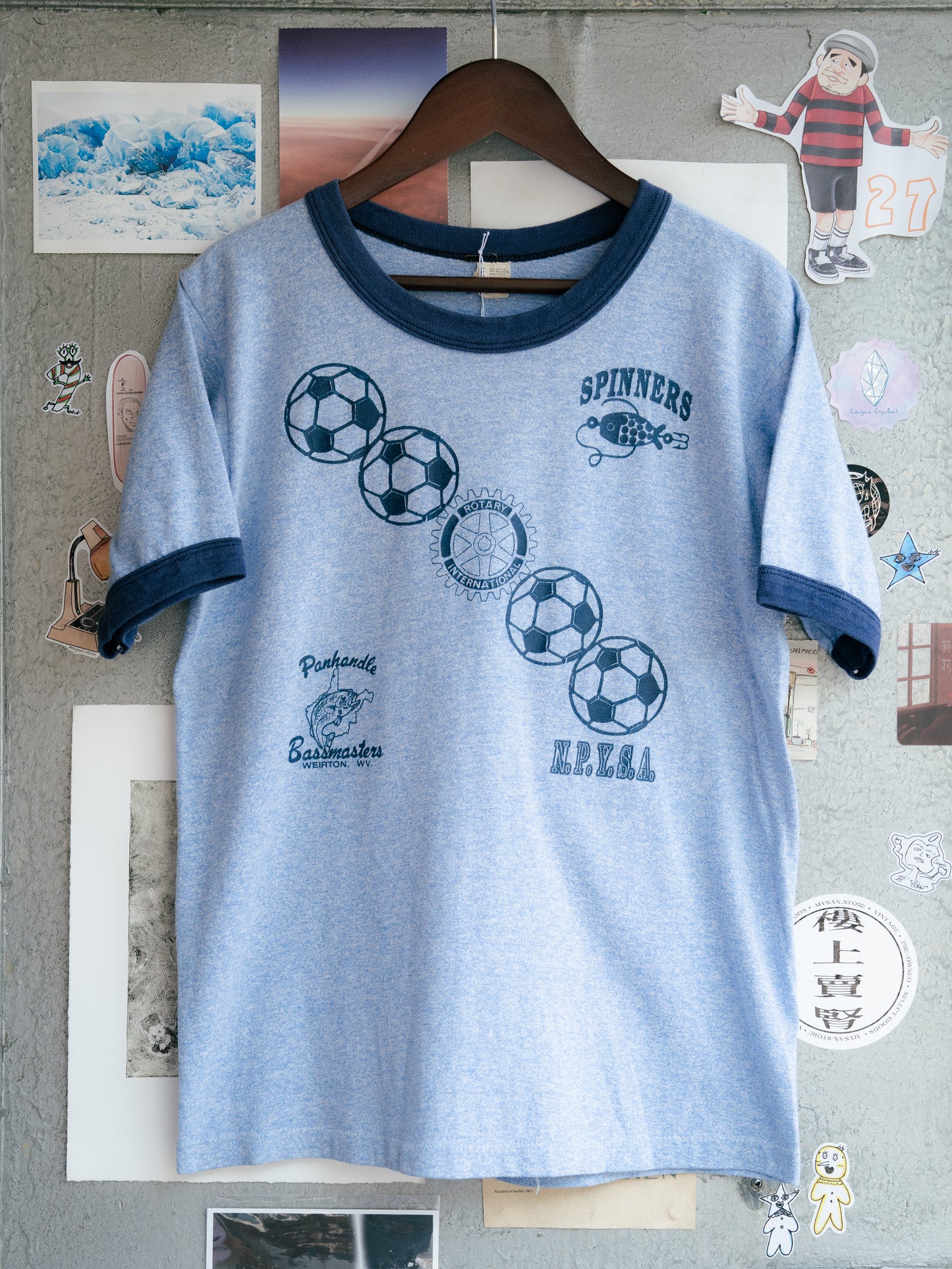 1980s "SCREEN STARS" Soccer Ringer Tee