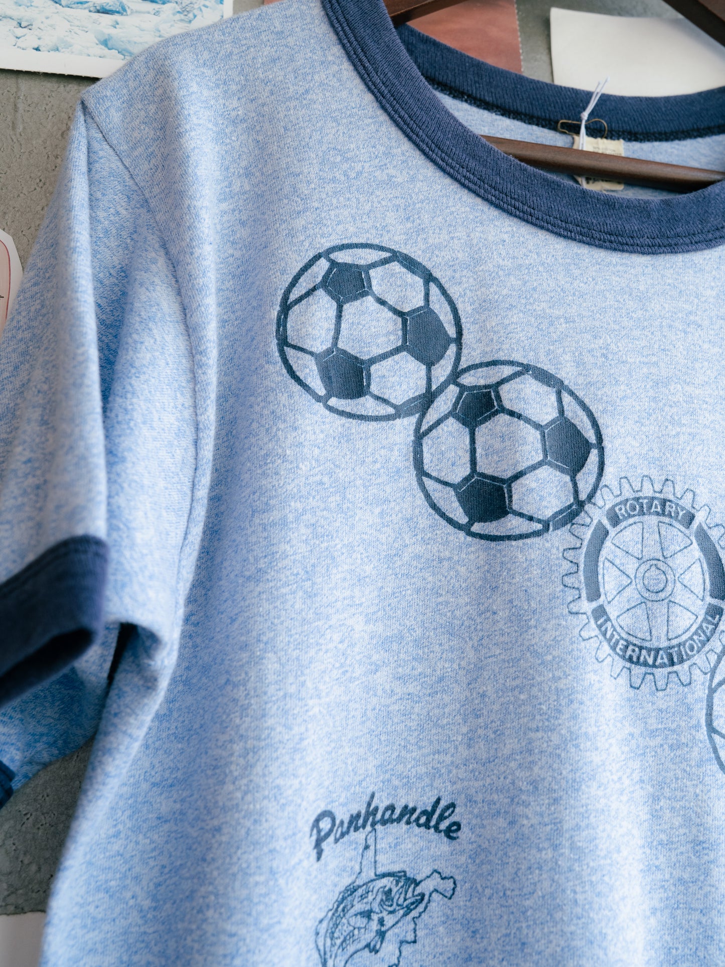 1980s "SCREEN STARS" Soccer Ringer Tee