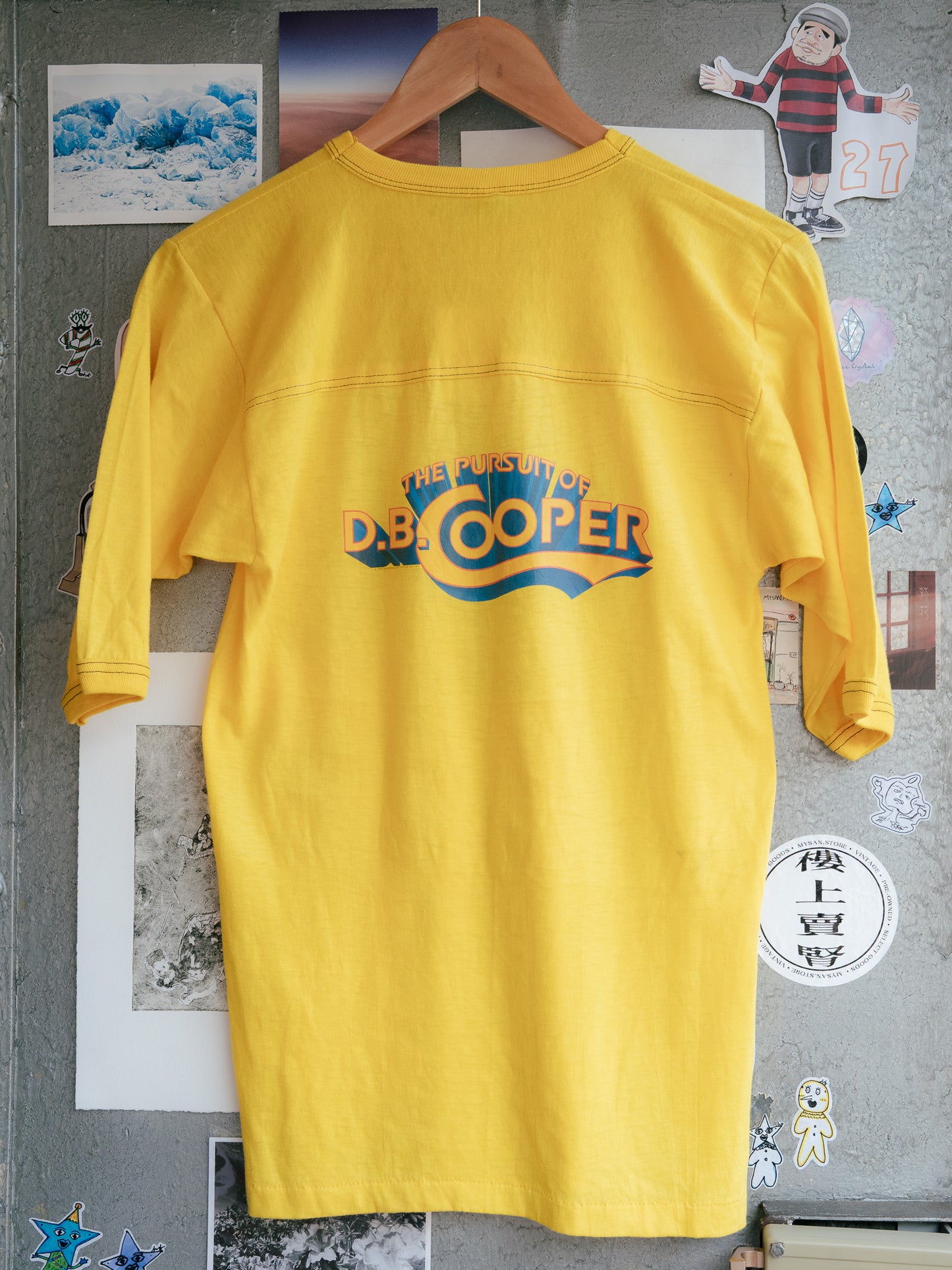 1980s "THE KNITS" D.B. Cooper Football Tee"